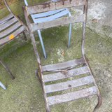 14 metal bistro chairs