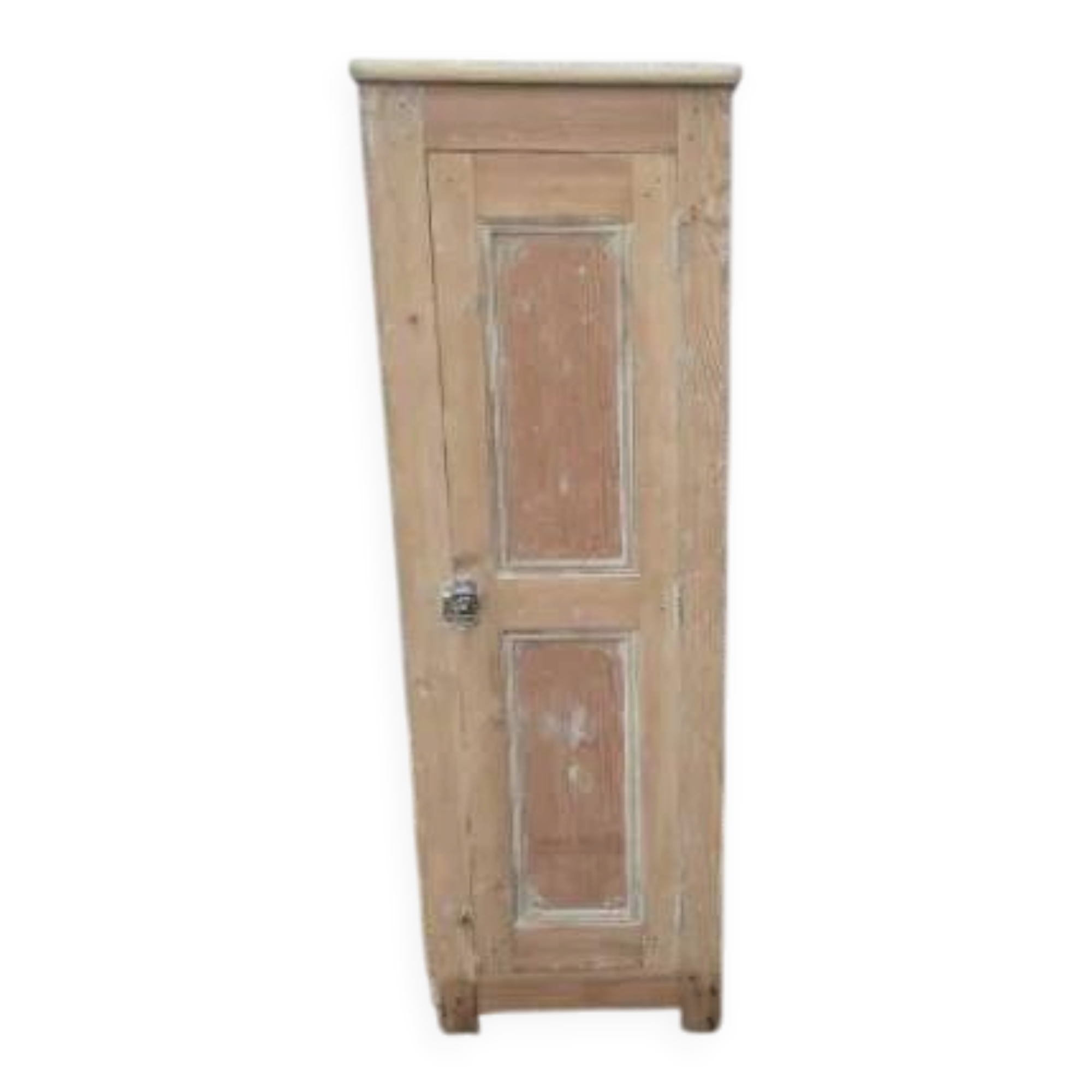 Small wardrobe in natural wood