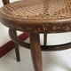 Chaise bistrot ancienne cannée
