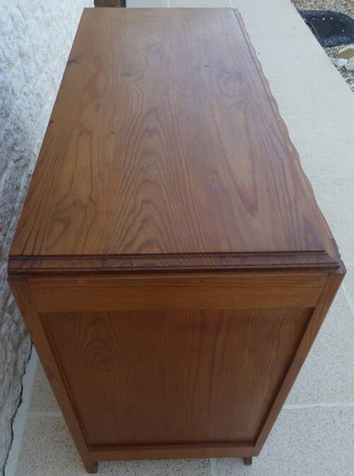 Art Deco 3-drawer chest of drawers in solid wood - Very good condition