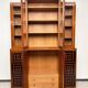 Cubist library with marquetry, around 1930