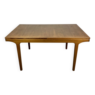 Scandinavian style extendable teak table by Nathan furniture 1960
