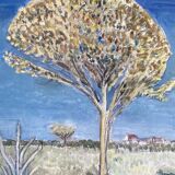 Paysage signé du XXème siècle