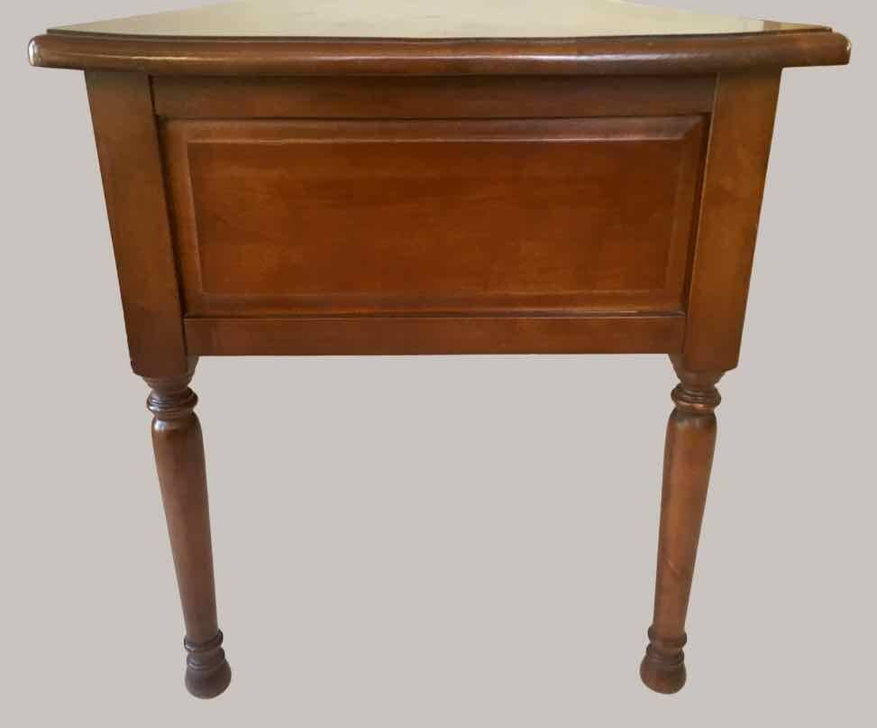 Louis Philippe style cherry wood desk, 1970