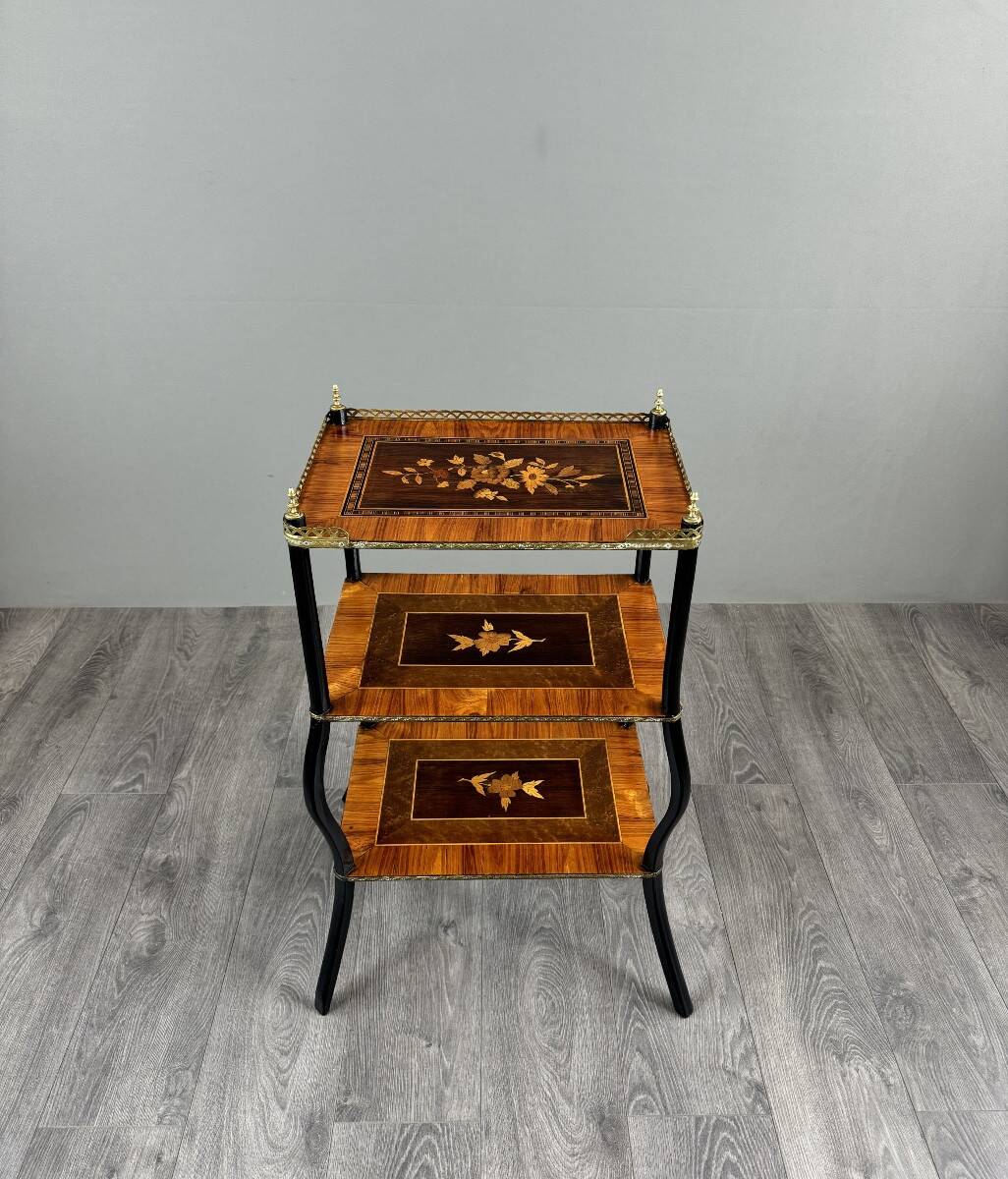 Marquetry shelf, Napoleon III style, 19th century