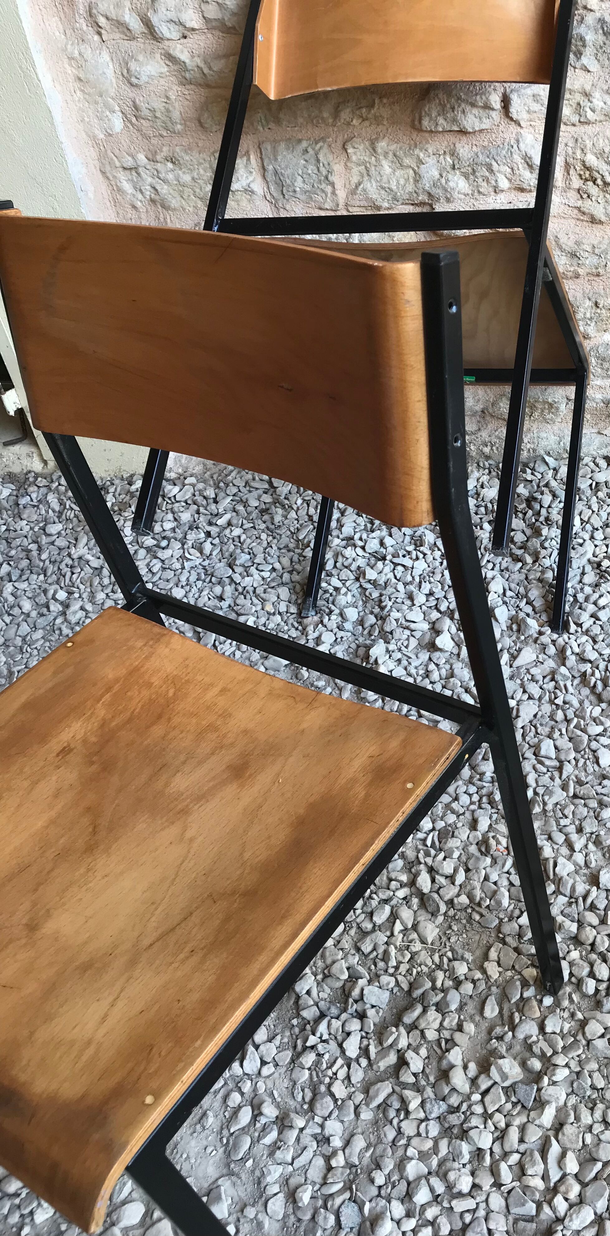 Set of 4 vintage chairs Hiller 1980's