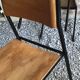 Lot de 4 chaises vintage Hiller 1980’s