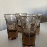 Set de 4 verres gobelets de Biot 1960
