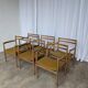 Set of 6 Mid Century STOL Kamnik Armchairs / Yugoslav Vintage Dining Chair