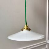 Suspension in smooth opaline green thread early twentieth century