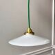Suspension in smooth opaline green thread early twentieth century