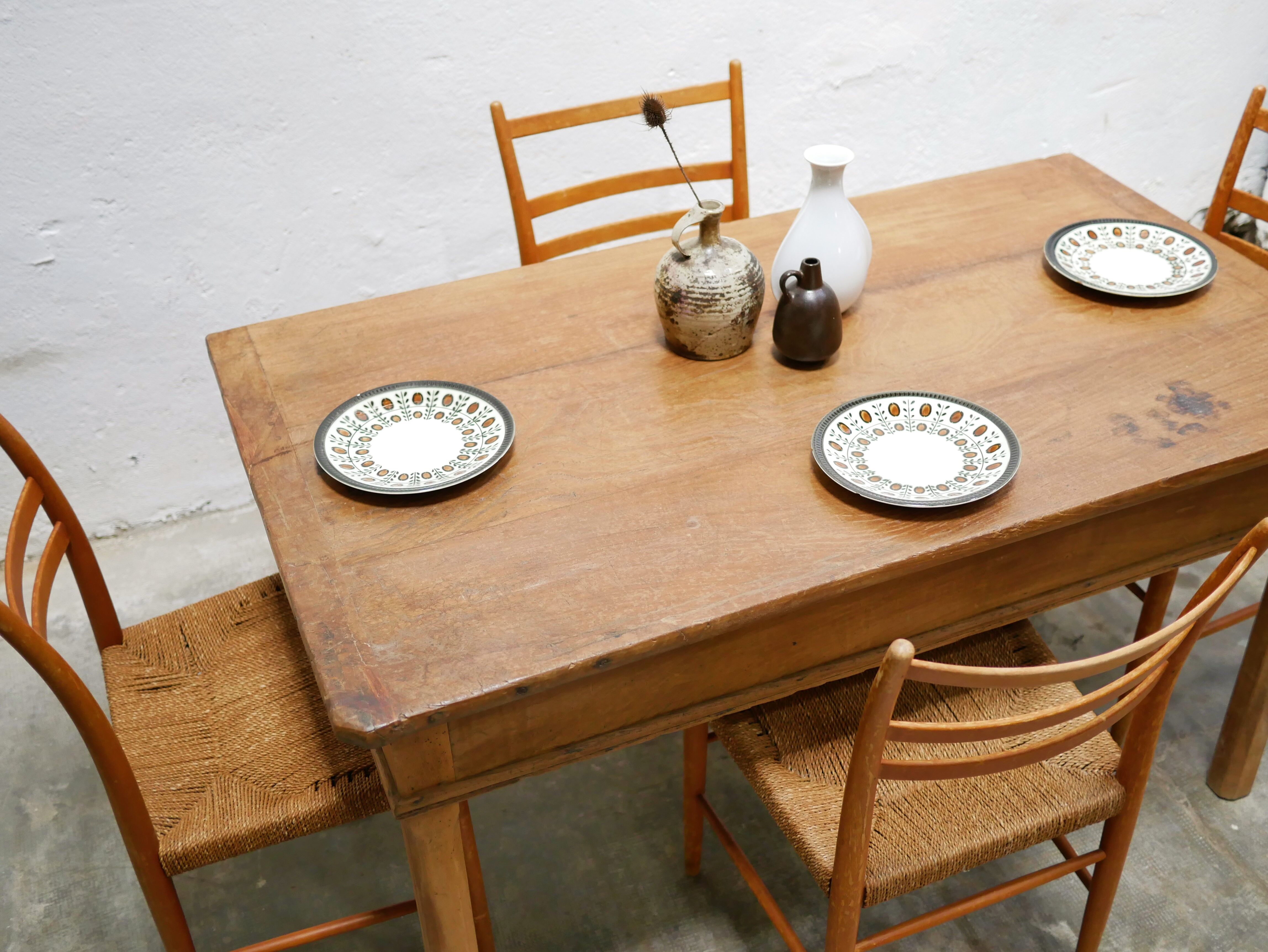 Farmhouse dining table, wooden desk