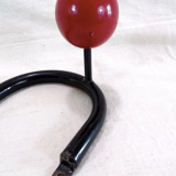 Coat rack vintage hook 50s rockabilly metal and wooden balls color red green yellow vintage France