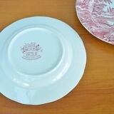 Set of 6 English style plates, kesteloot birthday