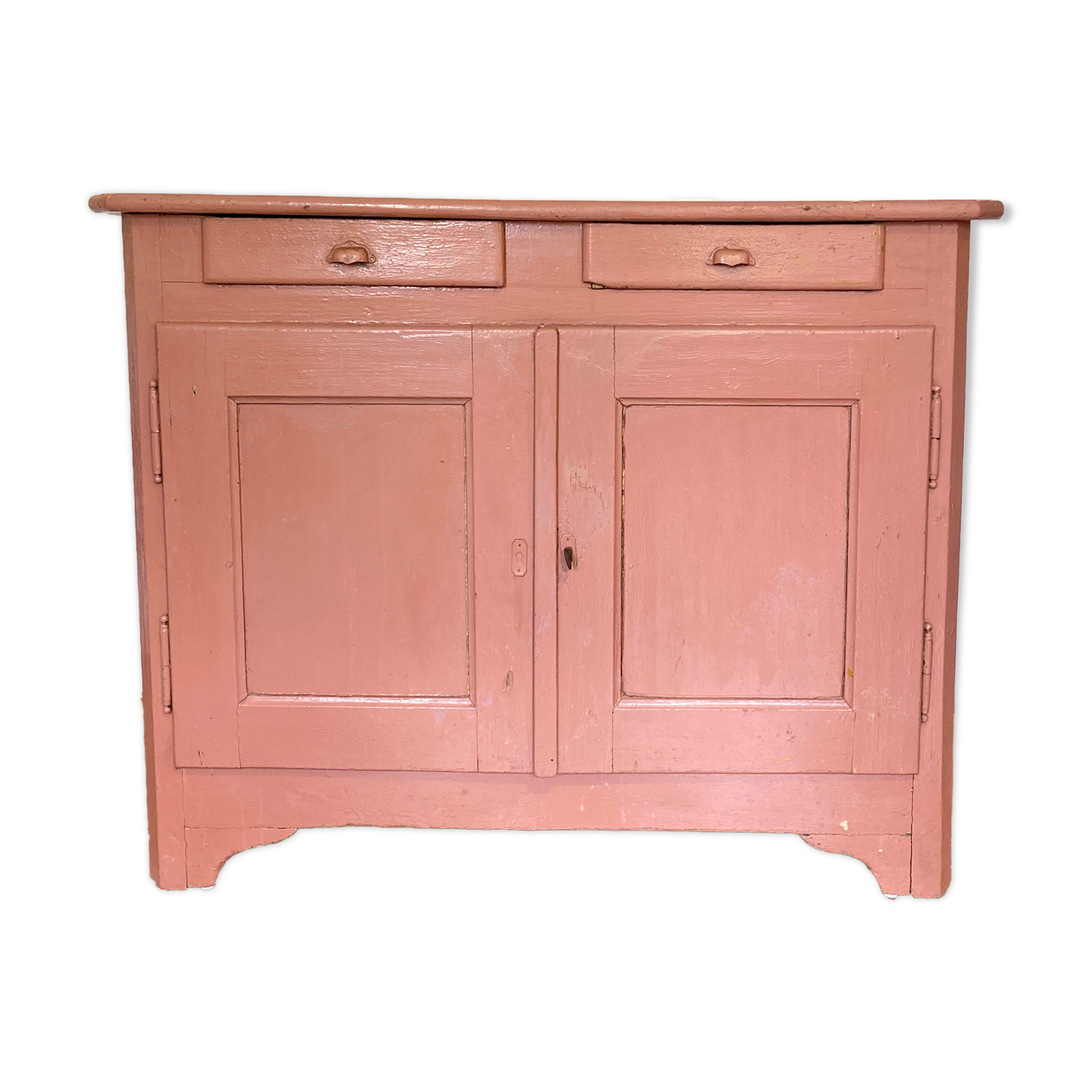 Parisian buffet in its pretty patina & raw tray