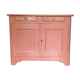 Parisian buffet in its pretty patina & raw tray