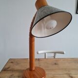 Scandinavian articulated pine lamp