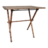Folding gaming table end 19 th