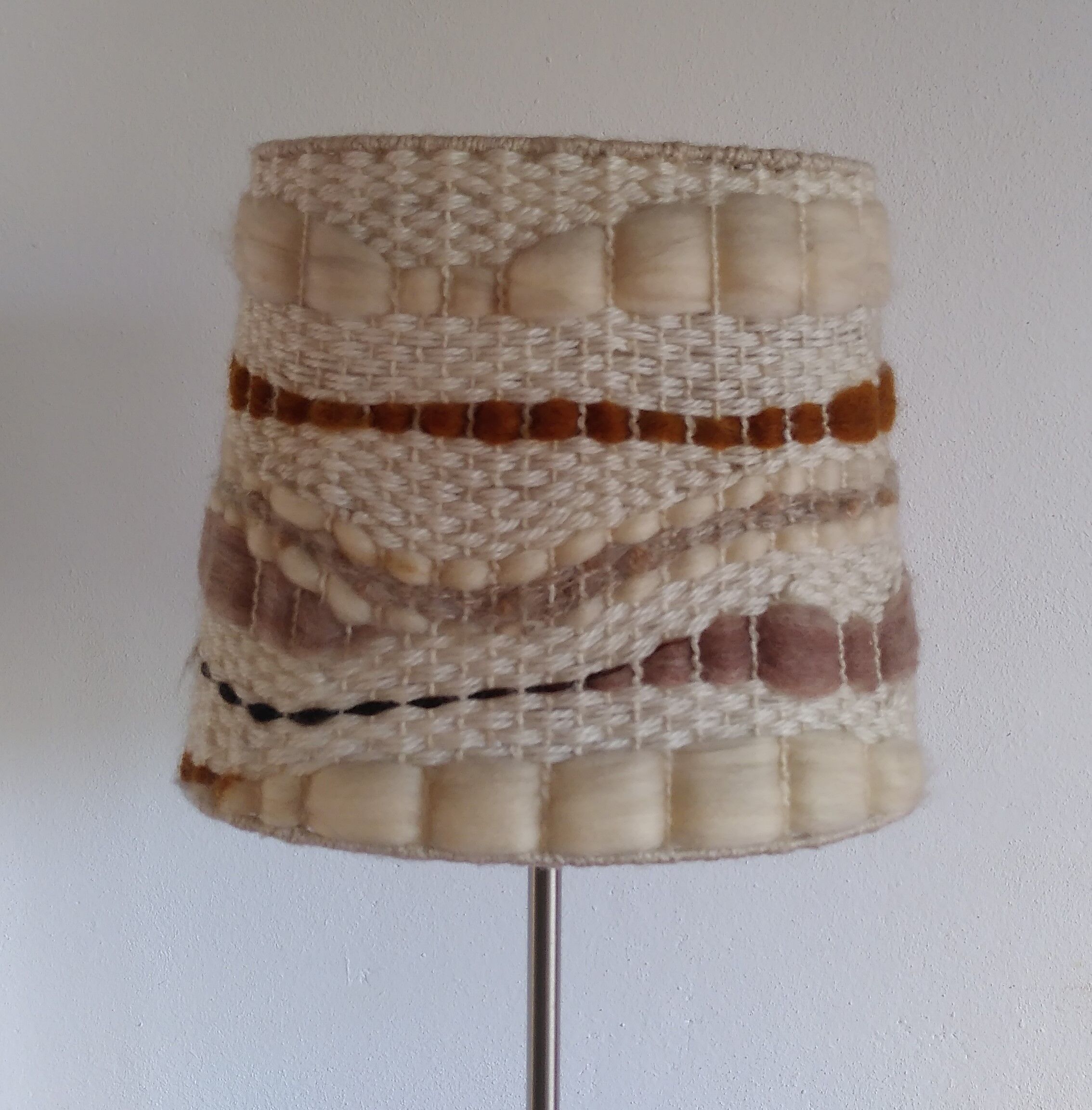 Vintage wool lampshade