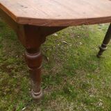 Table de ferme ancienne  en pin 3 mètres