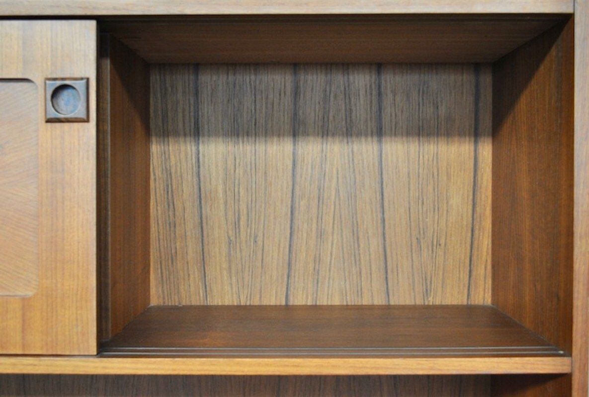 Mid-Century Italian Rosewood Cabinets, 1960s, Set of 2