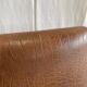 Retro armchair in brown skaï