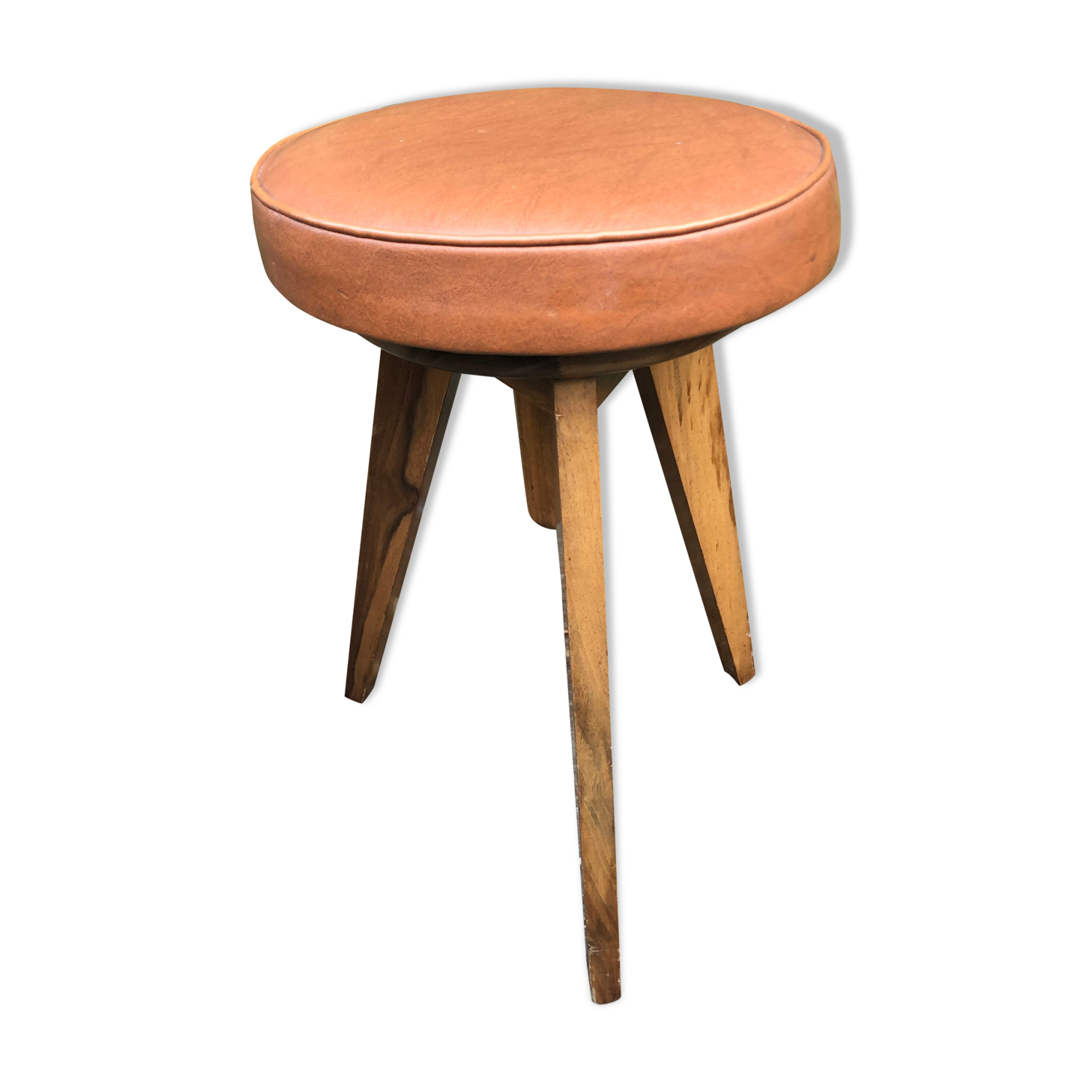 Leather and rosewood tripod tripod