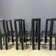 Italian Model Regia Dining Chairs by Antonello Mosca for Ycami, 1980s, Set of 8