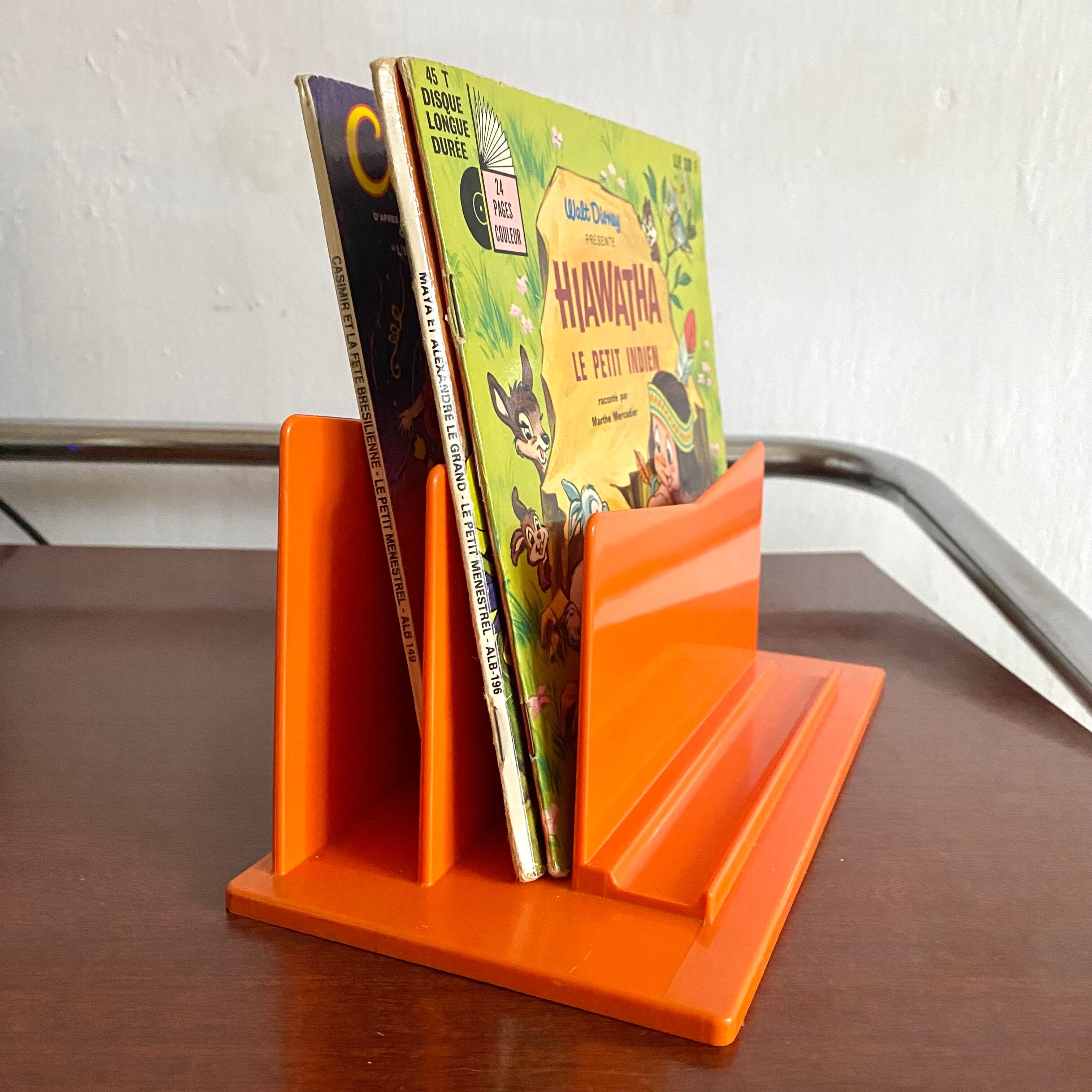 Vintage orange letterholder 70s