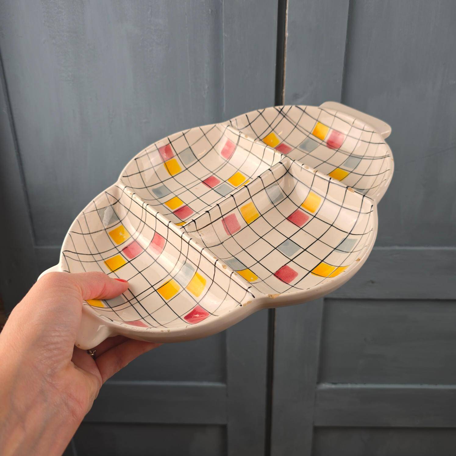 Divided plate – Schramberg – Ollo decor – 1950s