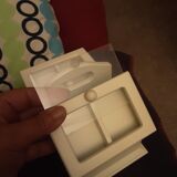 White wooden jewelry box