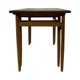 Vintage side tables nesting tables 1960s teak design