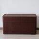 Commode italienne vintage en wengé – design 1970/80