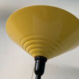 Yellow and black metal lamp