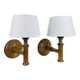 Pair of Scandinavian wall lights from the 1960s.