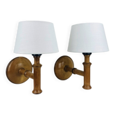 Pair of Scandinavian wall lights from the 1960s.