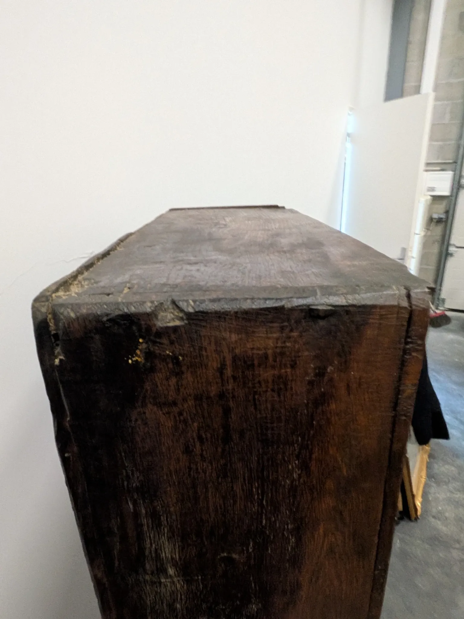Antique solid oak furniture – Rustic pantry from the pre-17th century
