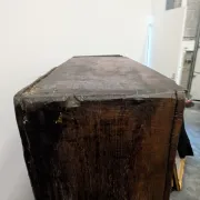 Antique solid oak furniture – Rustic pantry from the pre-17th century