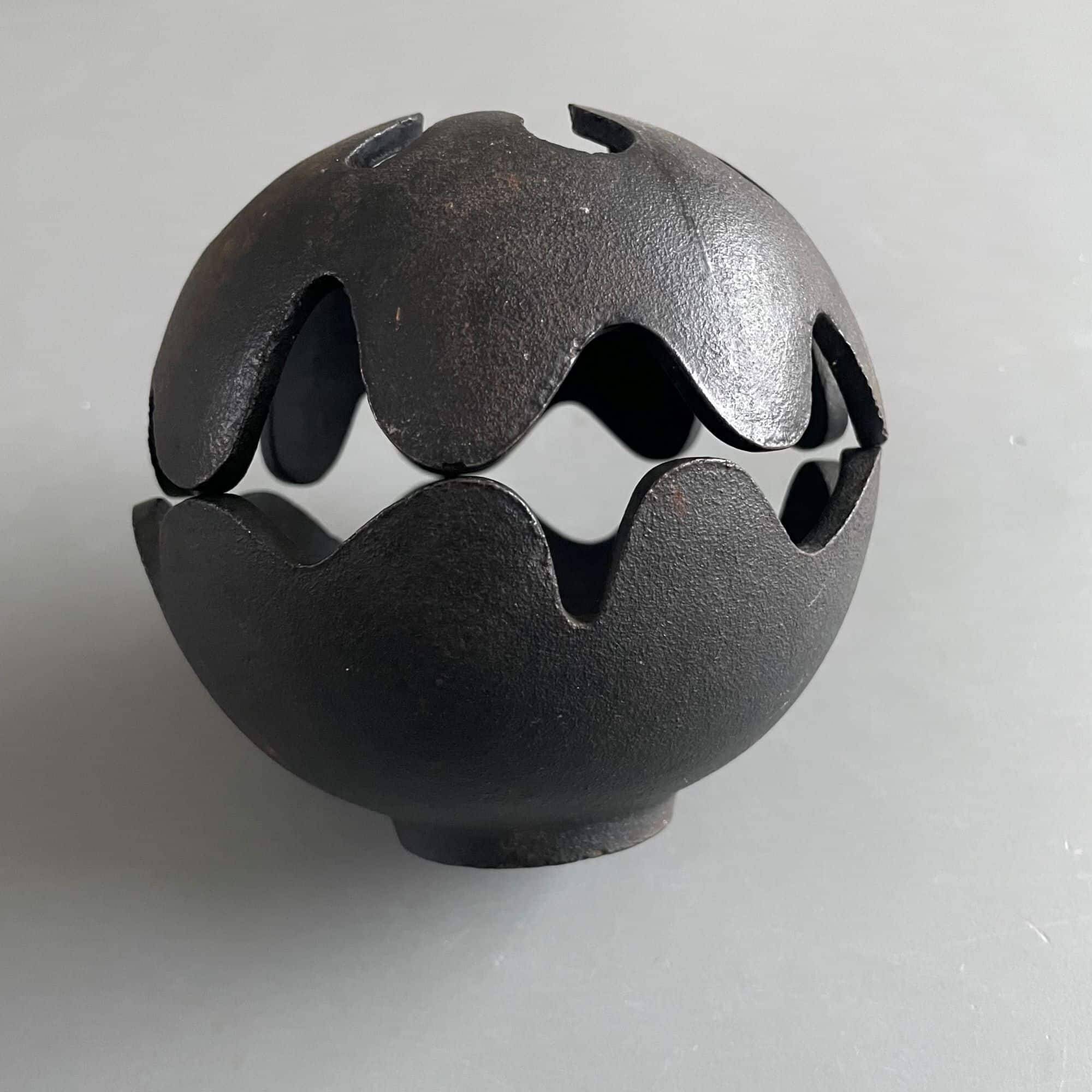 'Pumpkin' candle holder, Christel & Christer Holmgren for Illums Bilighus