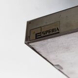 Pair of metal, resin and glass wall lights by Angelo Brotto, circa 1970