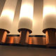 Vintage Scandinavian Triple Plique, 60s, Copper Glass