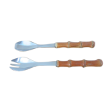 Covered salad sleeves in 70s bamboo