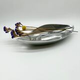 Polished aluminium cast centrepiece / bowl – 1980s