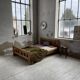 Lit 2 places massif Maison Regain 140 cm
