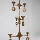 Grand Chandelier Suspended Candelabrum Brutalist Michael Harjes, 1970s
