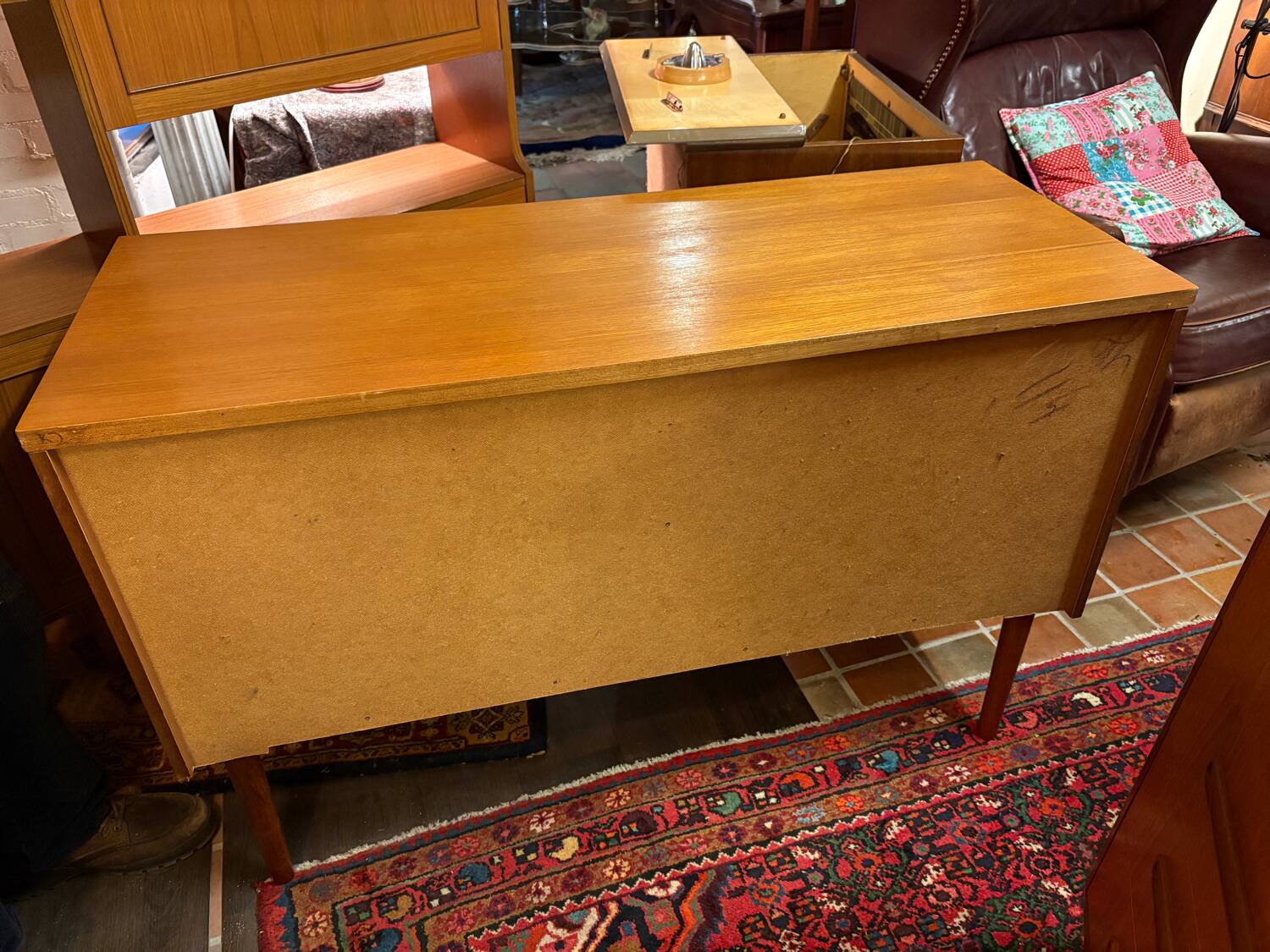 Mid-Century Retro Vintage Teak Sideboard by Sakol 1960   Danish Design Infl
