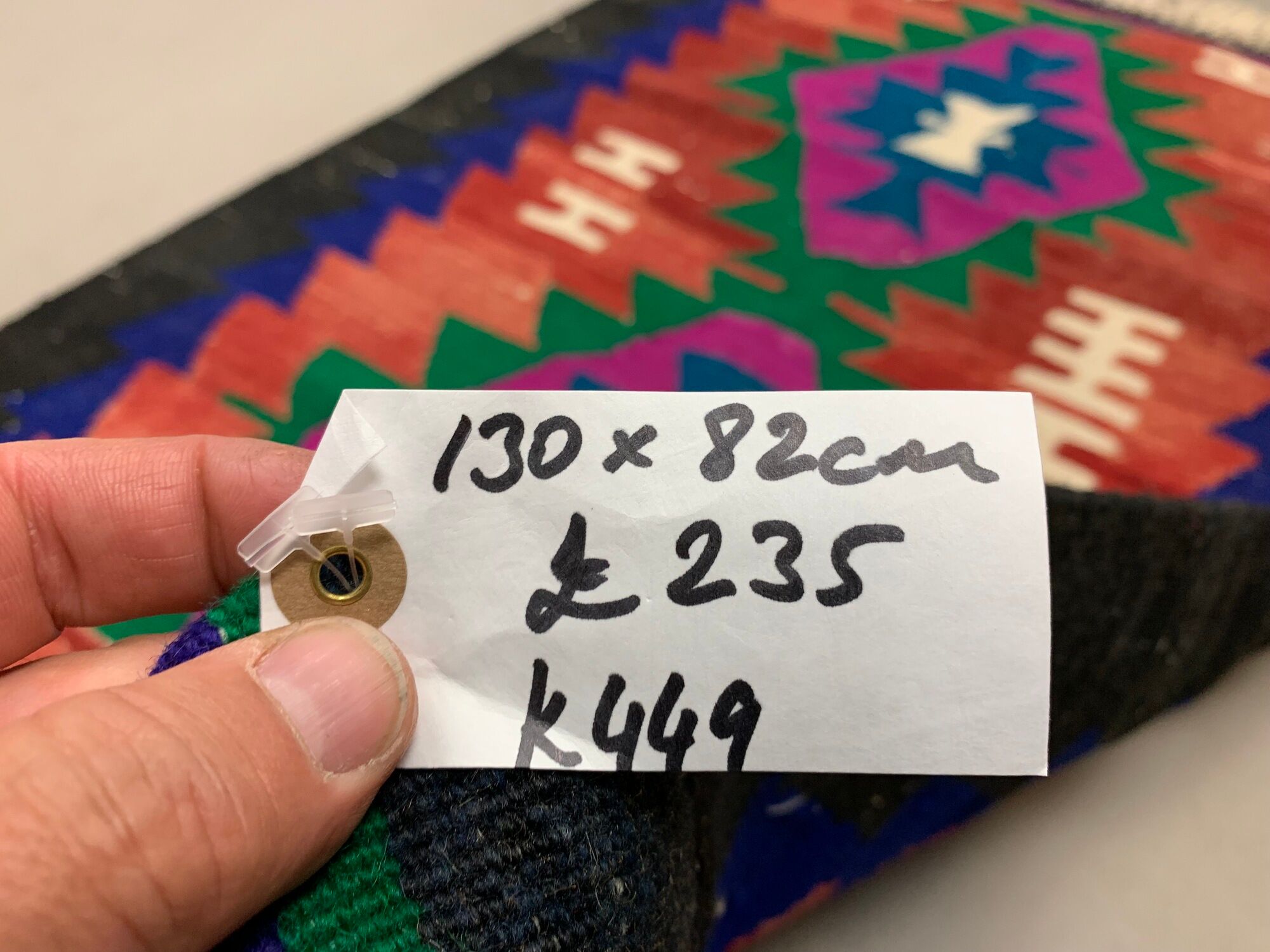 Kilim rug 130x82 cm