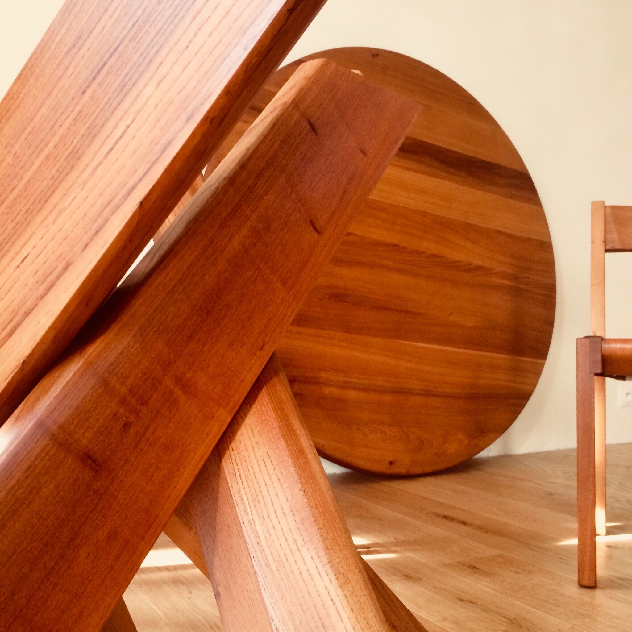 Roundtable T21D Sfax by Pierre Chapo, circa 1960