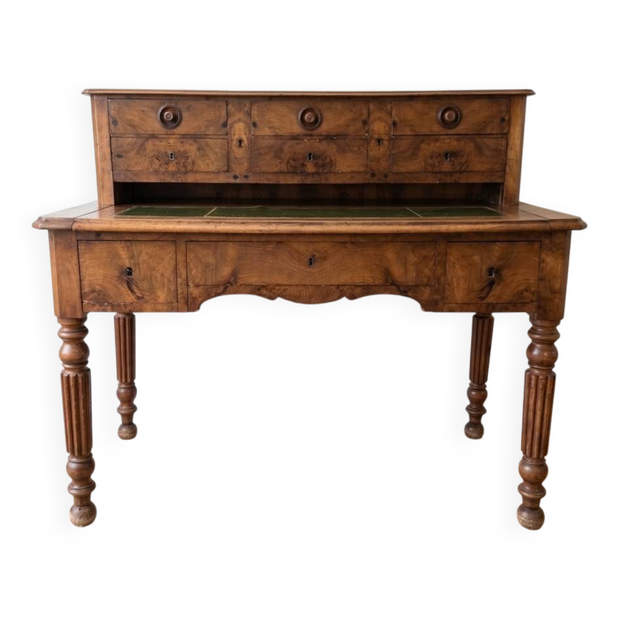 Louis Philippe graduated desk in walnut