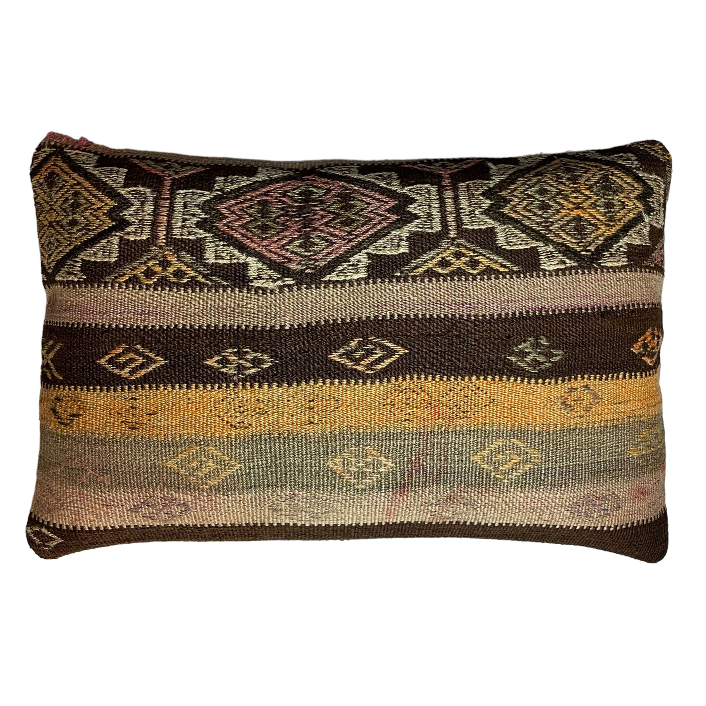 Vintage turkish handmade cushion cover , 40 x 60 cm
